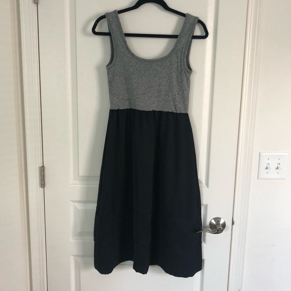 LIKE NEW! Gray and black dress